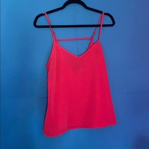 Pink spaghetti strap top